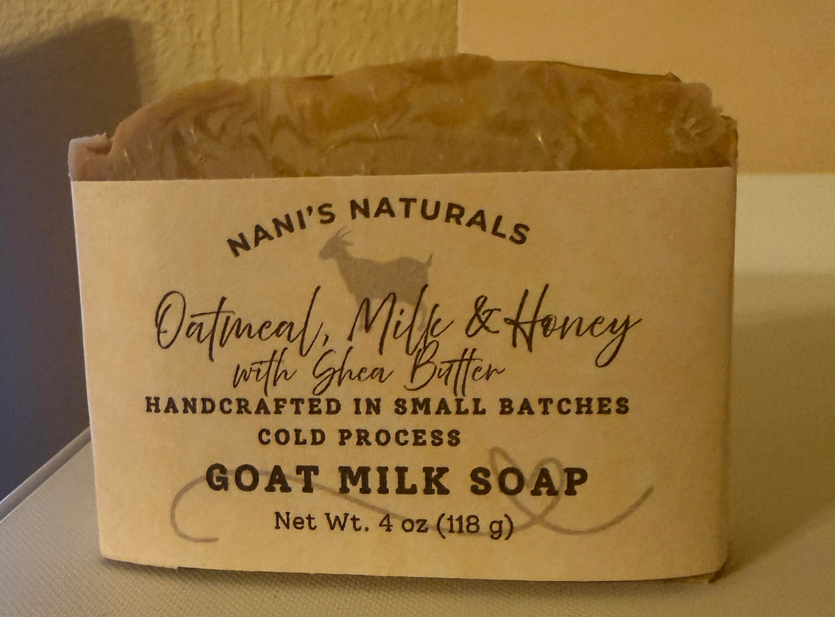 Oatmeal, Milk & Honey Goat Milk Soap